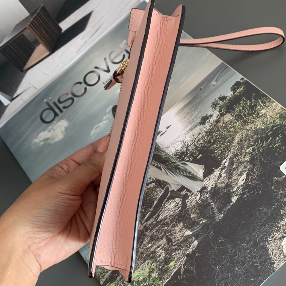 Kate spade ♠️ dusty pink leather wristlet wallet - Picture 7 of 7